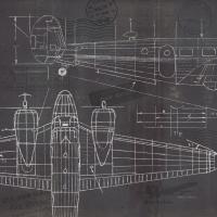 Plane Blueprint II #30198