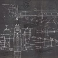 Plane Blueprint II #30198 Plane Blueprint II #30198