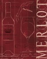 Wine Blueprint II #14702-8x10 Wine Blueprint II #14702-8x10