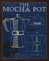 Coffee Blueprint II Indigo #15940 Coffee Blueprint II Indigo #15940