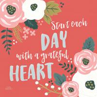 Wildflower Daydreams VII Grateful Heart #35171