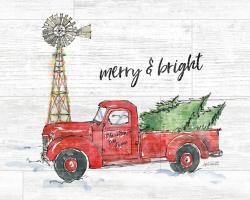 Country Christmas IV Merry and Bright Shiplap Crop #37374-20x16 Country Christmas IV Merry and Bright Shiplap Crop #37374-20x16