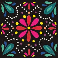 Floral Fiesta Tile II #41504