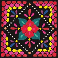 Floral Fiesta Tile IV #41506 Floral Fiesta Tile IV #41506