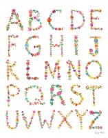 Floral Alphabet Crop #42836 Floral Alphabet Crop #42836