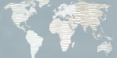 Calm World Map Crop #43403 Calm World Map Crop #43403