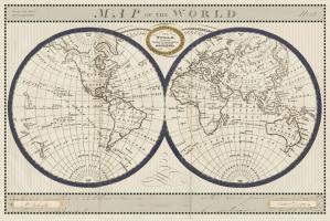 Torkingtons World Map with Indigo #44845 Torkingtons World Map with Indigo #44845