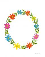 Floral Alphabet Letter XV #45492 Floral Alphabet Letter XV #45492