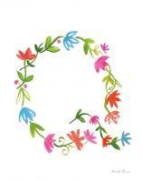 Floral Alphabet Letter XVII #45494 Floral Alphabet Letter XVII #45494