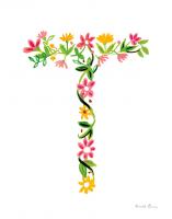 Floral Alphabet Letter XX #45497