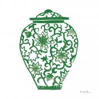 Chinoiserie III Green #45964-14x14 Chinoiserie III Green #45964-14x14