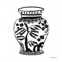 Chinoiserie IV Black #45965-14x14 Chinoiserie IV Black #45965-14x14