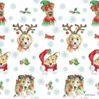 Holiday Paws Step 01A #46053 Holiday Paws Step 01A #46053