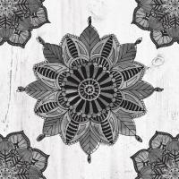Mandala Morning VI BW #46610 Mandala Morning VI BW #46610