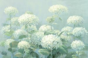 White Hydrangea Garden Sage Rectangle #48393-27x27 White Hydrangea Garden Sage Rectangle #48393-27x27