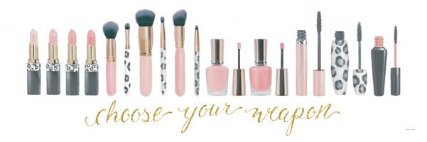 Wake Up and Make Up IX Gray #48707-36x12 Wake Up and Make Up IX Gray #48707-36x12