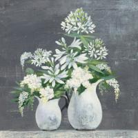 Later Summer Bouquet III White Vase #49537