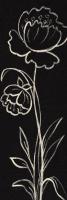 Black Floral II Crop #49791 Black Floral II Crop #49791