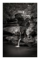 Upper Falls Old Mans Cave BW #50172 Upper Falls Old Mans Cave BW #50172
