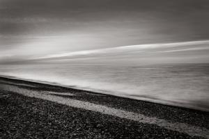 Lake Superior Beach III BW #50401