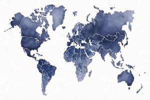 Watercolor Wanderlust Indigo #50562 Watercolor Wanderlust Indigo #50562