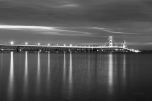 Mackinac Bridge BW #50604