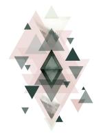 Pink Green Geometric #50986 Pink Green Geometric #50986