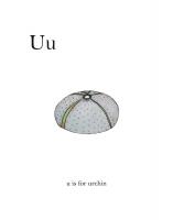 U is for Urchin #51584