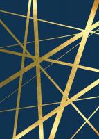 Metallic Lines Navy 1 #51932 Metallic Lines Navy 1 #51932