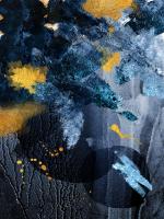 Abstract Blue and Gold #51937 Abstract Blue and Gold #51937