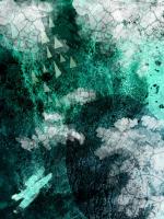 Teal Abstract B #51974 Teal Abstract B #51974