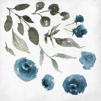 Blue Wash Floral #53273