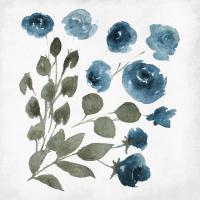 Blue Wash Floral 3 #53275 Blue Wash Floral 3 #53275