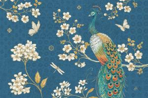 Ornate Peacock II Blue #53875 Ornate Peacock II Blue #53875