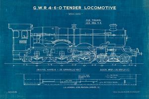 Locomotive Blueprint I #53885
