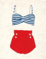 Retro Swimwear IV Newsprint #54339 Retro Swimwear IV Newsprint #54339