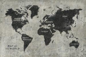 Grunge World Map #54955