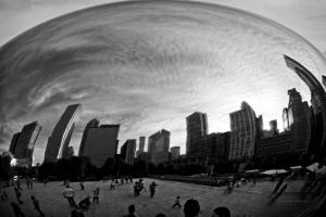 The Bean Chicago BW #55175 The Bean Chicago BW #55175