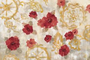 Elegant Fresco Red Gold #55988 Elegant Fresco Red Gold #55988