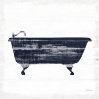 Shiplap Bath I Navy #56031