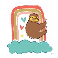 Colorful Sloth I #56789 Colorful Sloth I #56789