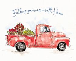 Americana Mood VIII Red Truck Blue #56832 Americana Mood VIII Red Truck Blue #56832