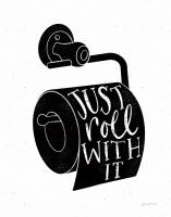 Bathroom Puns VI Black #58374 Bathroom Puns VI Black #58374