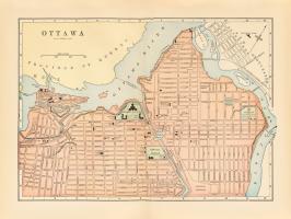 Map of Ottawa #59390 Map of Ottawa #59390