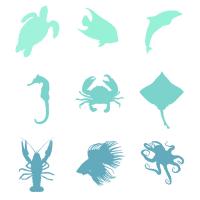 Ombre Sea Creatures #90964 Ombre Sea Creatures #90964