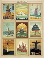 VINTAGE ADVERTISING PLACES OF THE WORLD #JOEAND 116771