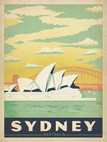 VINTAGE ADVERTISING SYDNEY OPERA HOUSE AUSTRALIA #JOEAND 116785