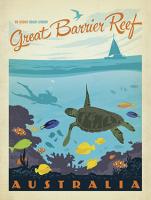 VINTAGE ADVERTISING GREAT BARRIER REEF QUEENSLAND AUSTRALIA TURTLE FISH DIVING #JOEAND 116794 VINTAGE ADVERTISING GREAT BARRIER REEF QUEENSLAND AUSTRALIA TURTLE FISH DIVING #JOEAND 116794
