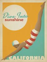 VINTAGE ADVERTISING DIVE IN TO SUNSHINE CALIFORNIA USA #JOEAND 116829 VINTAGE ADVERTISING DIVE IN TO SUNSHINE CALIFORNIA USA #JOEAND 116829