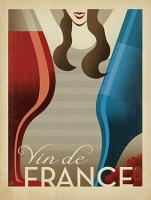 VINTAGE ADVERTISING VIN DE FRANCE WINE #JOEAND 116844